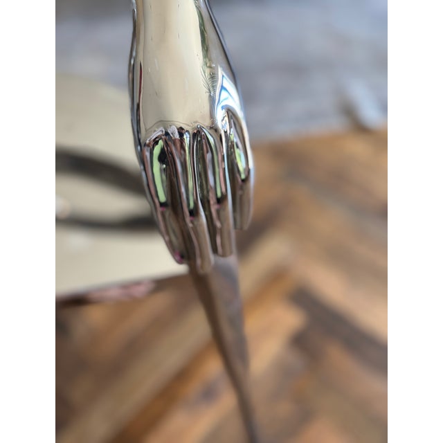 Metal 1930s Salvador Dalí "Leda" Sculptural Chair From “Femme À Tête De Roses” Painting For Sale - Image 7 of 8