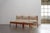 Sofa designed by Illum Wikkelsø for Silkeborg, 1972. Solid teak wood with a curved frame. Danish design from the 1970s...