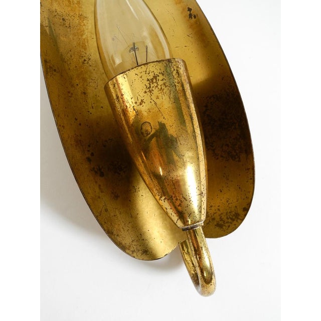 Mid-Century Modern Brass Wall Lamps, 1950s, Set of 2 For Sale - Image 14 of 18