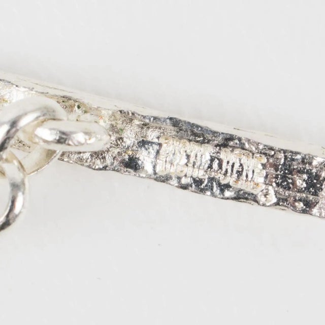 Biche de Bere Paris Brutalist Silver Plate Link Bracelet For Sale In Atlanta - Image 6 of 9