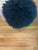 Contemporary 3-Black Tibetan, Mongolian Lambskin Sheepskin RoMeasure 15" in Diemeter. Stunning, Funund Zippered Pillows. Decor! For Sale - Image 3 of 5