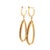 Italian 14k Rose Gold Mother-of-Pearl Diamond Drop Earrings, Pair For Sale - Image 4 of 10