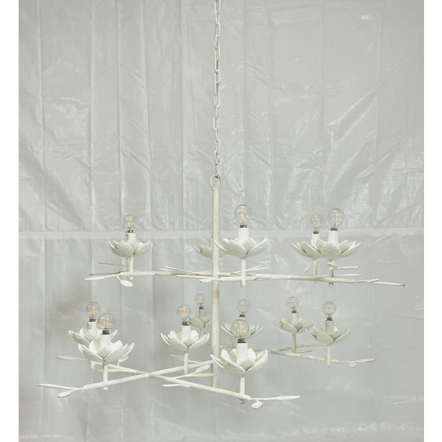 Visual Comfort "Clementine" 14 Light Chandelier by Julie Neill for Visual Comfort For Sale - Image 4 of 18