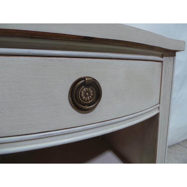 Gustavian Style Open Shelf Nightstands For Sale - Image 4 of 9