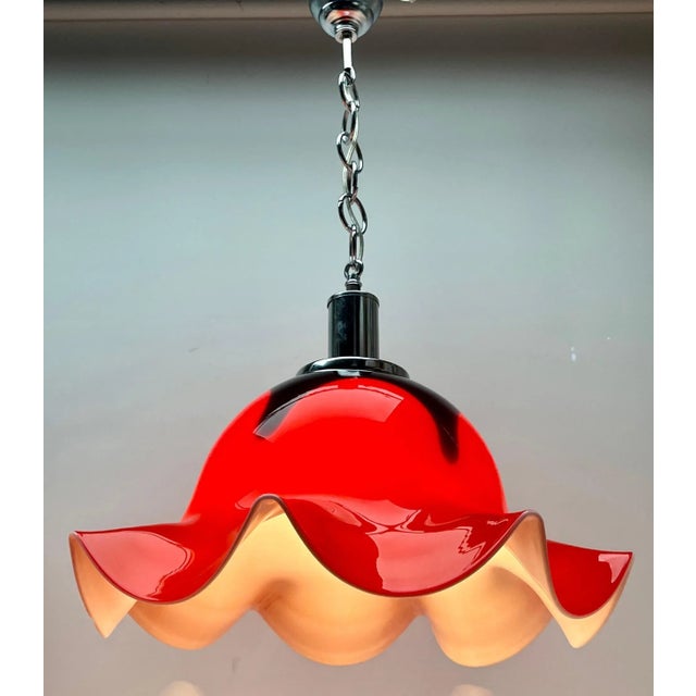 Vintage Pendant Light in Murano Glass, 1960s For Sale - Image 3 of 12