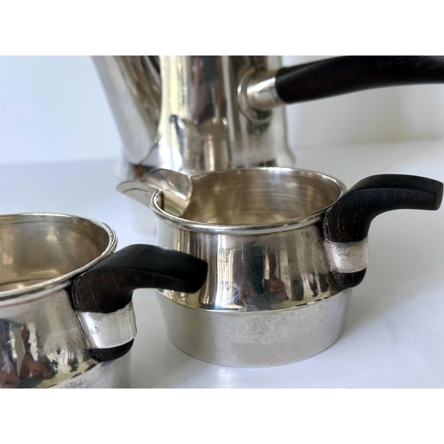 1960s Mid-Century Modern Modern Mexican Silver Coffee Set by Williams Spratling - 3 pcs For Sale - Image 15 of 15