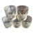 Vintage Low Ball Rocks Whiskey Glasses With American Eagle & Stars - Set of 5 For Sale
