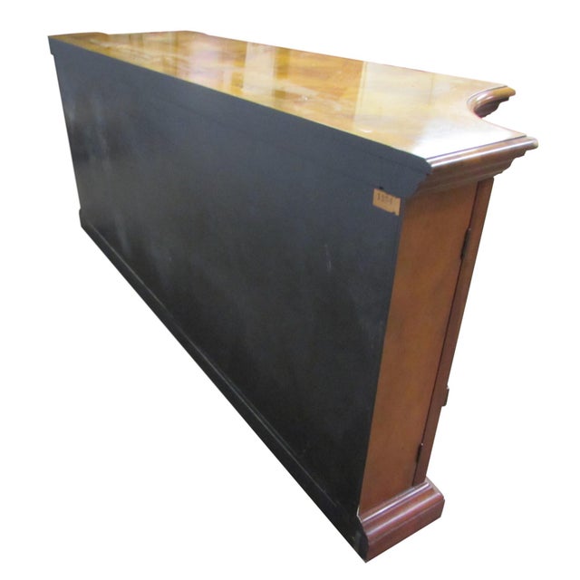 Vintage Traditional 80 In. Burled Wood Sideboard For Sale - Image 10 of 10