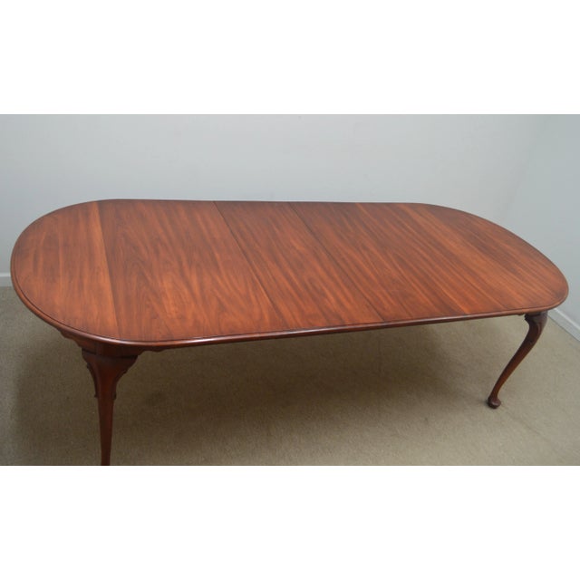 Brown Henkel Harris Cherry Dining Table For Sale - Image 8 of 13