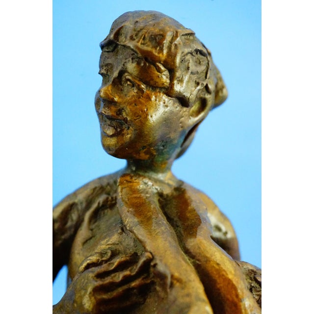 Augusto Conti, Nude Woman Gust of Wind, 1960s, Bronze For Sale - Image 17 of 18