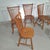 Brown Spindle Back Dining Chairs in Oak from De Ster Geldermalsen with Carved Backrests, 1960s, Set of 6 For Sale - Image 8 of 18
