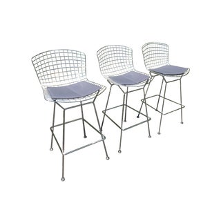 Bertoia Barstools - Set of 3 For Sale