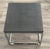 Restoration Hardware Faux Shagreen Cube Side Table With Polished Nickel Base For Sale - Image 10 of 11