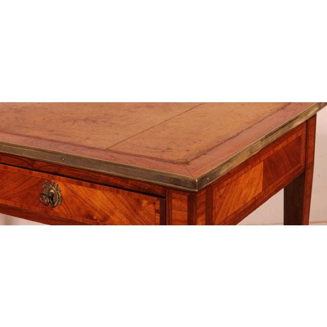Louis XVI Marquetry Desk, 18th Century For Sale - Image 12 of 14