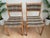 1980s Mid-Century Modern East German Beech Dining Chairs with Plaid Upholstery, 1980s, Set of 2 For Sale - Image 5 of 18