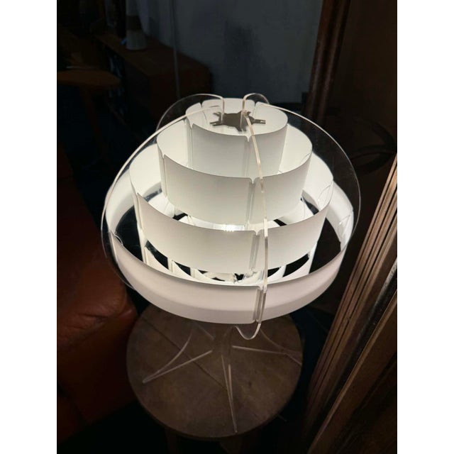 Vintage Danish Strips Lamp, 1970s For Sale - Image 6 of 8