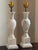Hollywood Regency 1950s Hand Carved Italian Alabaster Table Lamps W/ Sculptural Pineapple Motif -- A Pair For Sale - Image 3 of 18