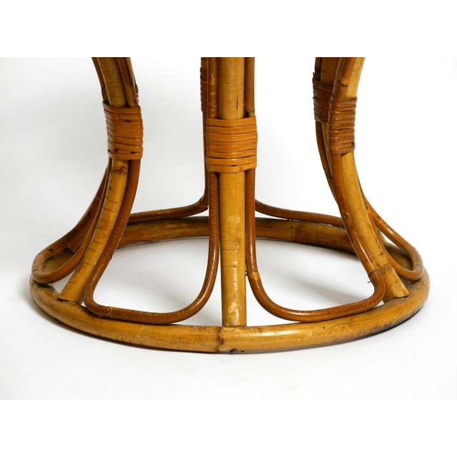 Set of Italian Bamboo Stools, 1960s For Sale - Image 13 of 18