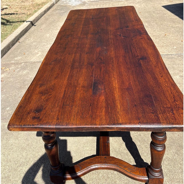 French Country Farm Dining Table For Sale - Image 9 of 11