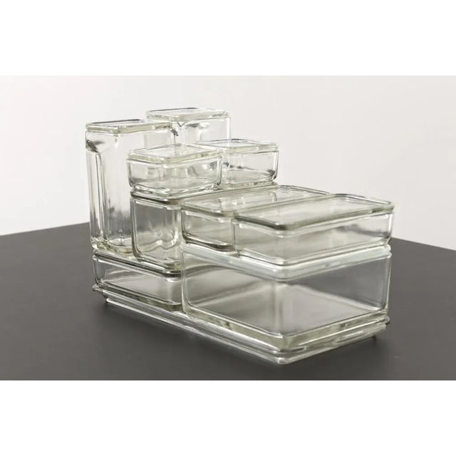 Bauhaus Kubus Storage Containers by Wilhelm Wagenfeld for Vlg, Germany, 1930s, Set of 21 For Sale - Image 9 of 18