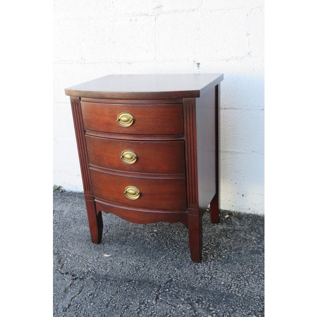 Dixie Mahogany Nightstand Side End Bedside Table Chairish