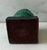 Metal Vintage Green Metal Candle Holder For Sale - Image 7 of 7
