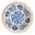 Large Spanish Blue Fajalauza Ceramic Lebrillo Bowl For Sale