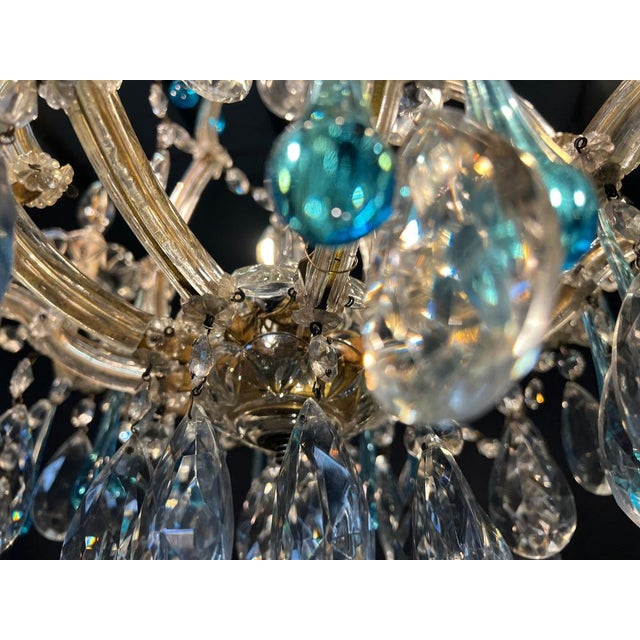 Greta Gargo Tears Murano Chandelier, 1950s For Sale - Image 11 of 17