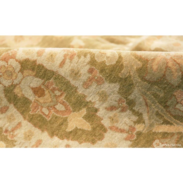 Textile Nazmiyal Collection Large Modern Persian Tabriz Design Turkish Oriental Rug For Sale - Image 7 of 7