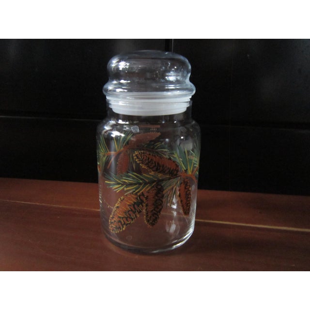 Darling Libbey glass apothecary canister jar, idea for a variety of storage needs- especially for seasonal candies or...