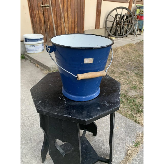 Hungarian Enamel Can, 1960s For Sale - Image 4 of 8