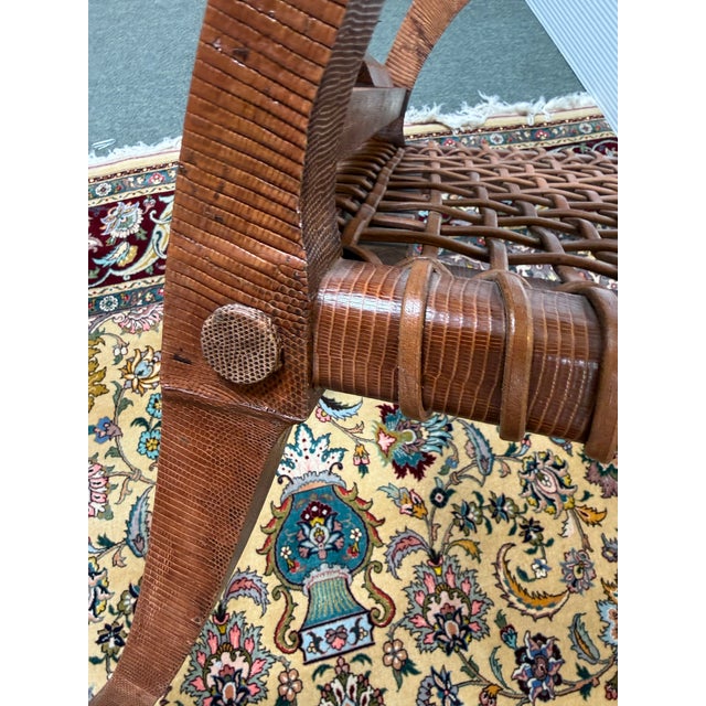 Lizard Wrapped Klismos Dining Chairs, Pair For Sale - Image 12 of 12