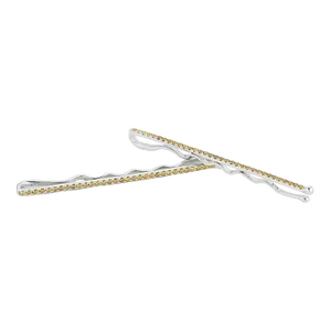 Yellow Diamond Bobby Pins - 2 Pieces