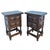 Spanish Rustic Wooden Nightstands, 1940, Set of 2 For Sale - Image 10 of 10