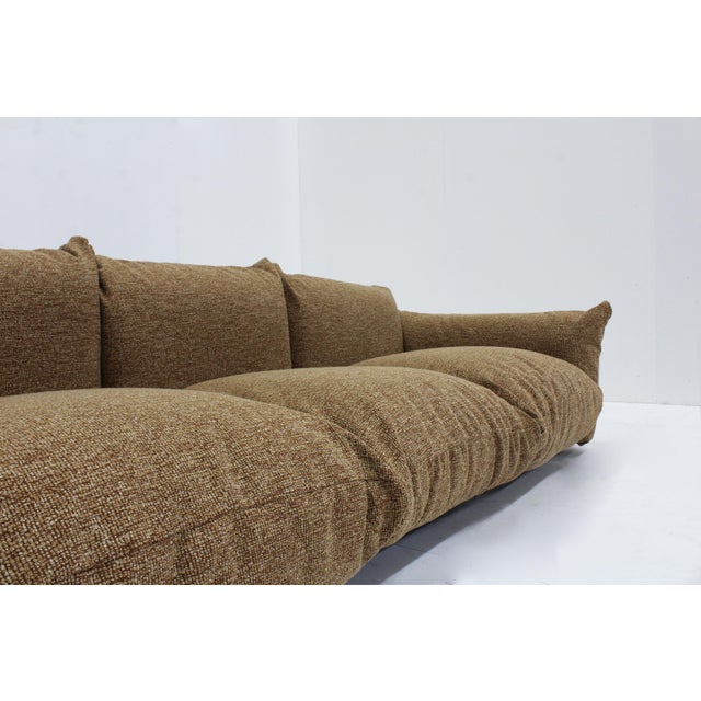 Textile Vintage Marenco 3-Seater Sofa attributed to Mario Marenco for Arflex, 1970s For Sale - Image 7 of 9