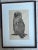 Paper Owl Woodblock Letterpress Print Signed by Susan Acker, C. 1975 For Sale - Image 7 of 12