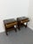 Vintage Italian Bedside Tables with Marble Top, 1940, Set of 2 For Sale - Image 4 of 18