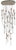 Collection Air Chandelier in Metal by Jago For Sale
