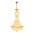 1970s French Louis XVI Gold Crystal Chandelier - 1 Pc For Sale