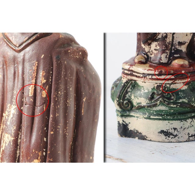 Late 19th Century Figure of Saint Anthony of Padua With the Child Jesus For Sale - Image 11 of 13