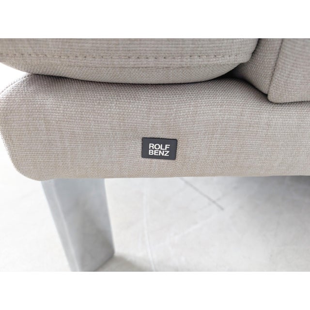 Sento Sofa in Grey Fabric from Rolf Benz For Sale - Image 12 of 14