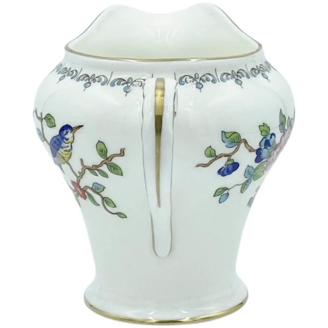 Vintage Aynsley Pembroke Fine Bone China Coffee Creamer Pitcher For Sale - Image 10 of 12