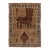 Vintage Animal Pictorial Gabbeh Wool Rug by Rug & Kilim, Afghanistan, 1950-1959 For Sale