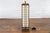 Vintage Tall Japanese Square Rice Paper Panel Table Lamp For Sale - Image 4 of 12