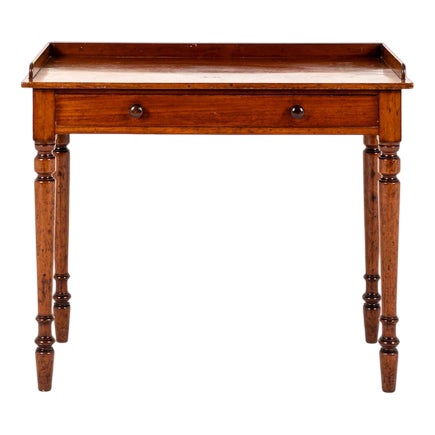 English Mahogany Hall Table For Sale