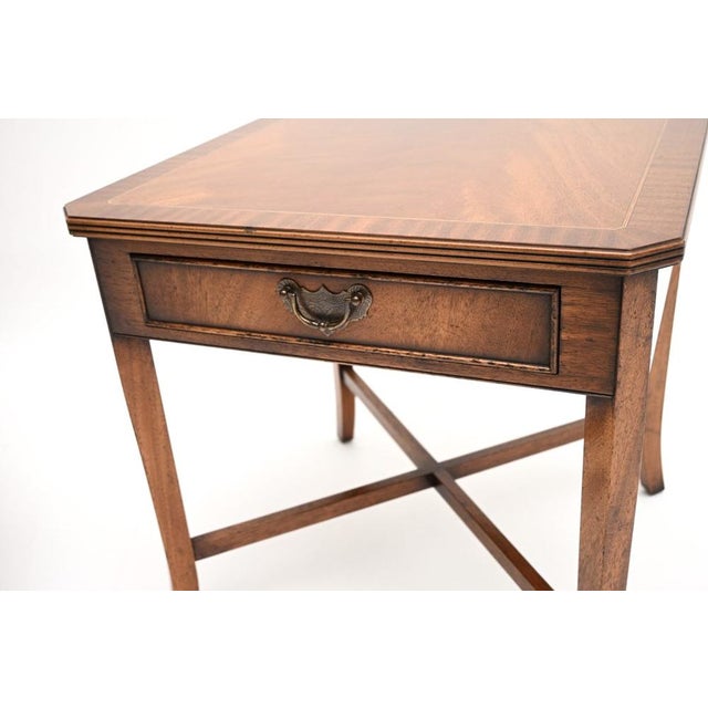 Georgian Style Bedside Tables, 1950s, Set of 2 For Sale - Image 10 of 11