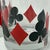 1990s Poker Suit Cocktail Glasses and Ice Bucket - Set of 5 For Sale In Tampa - Image 6 of 7