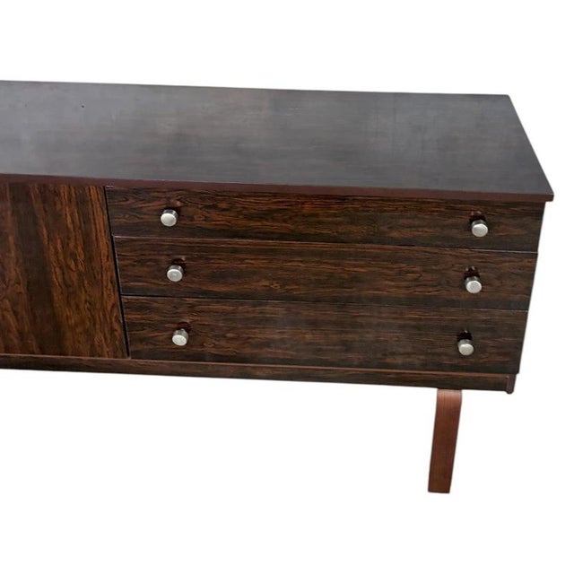 Wood Vintage Sideboard with Raised Legs, 1960s For Sale - Image 7 of 11