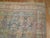 Red Antique Tabriz Facial Figure Rug - 11'4" x 14'10" For Sale - Image 8 of 13