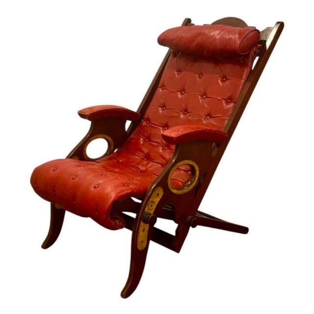 Campaign English Armchair, 1890 For Sale - Image 9 of 9
